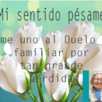 Condolencias tía Juana
