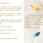 White Condolence Pray